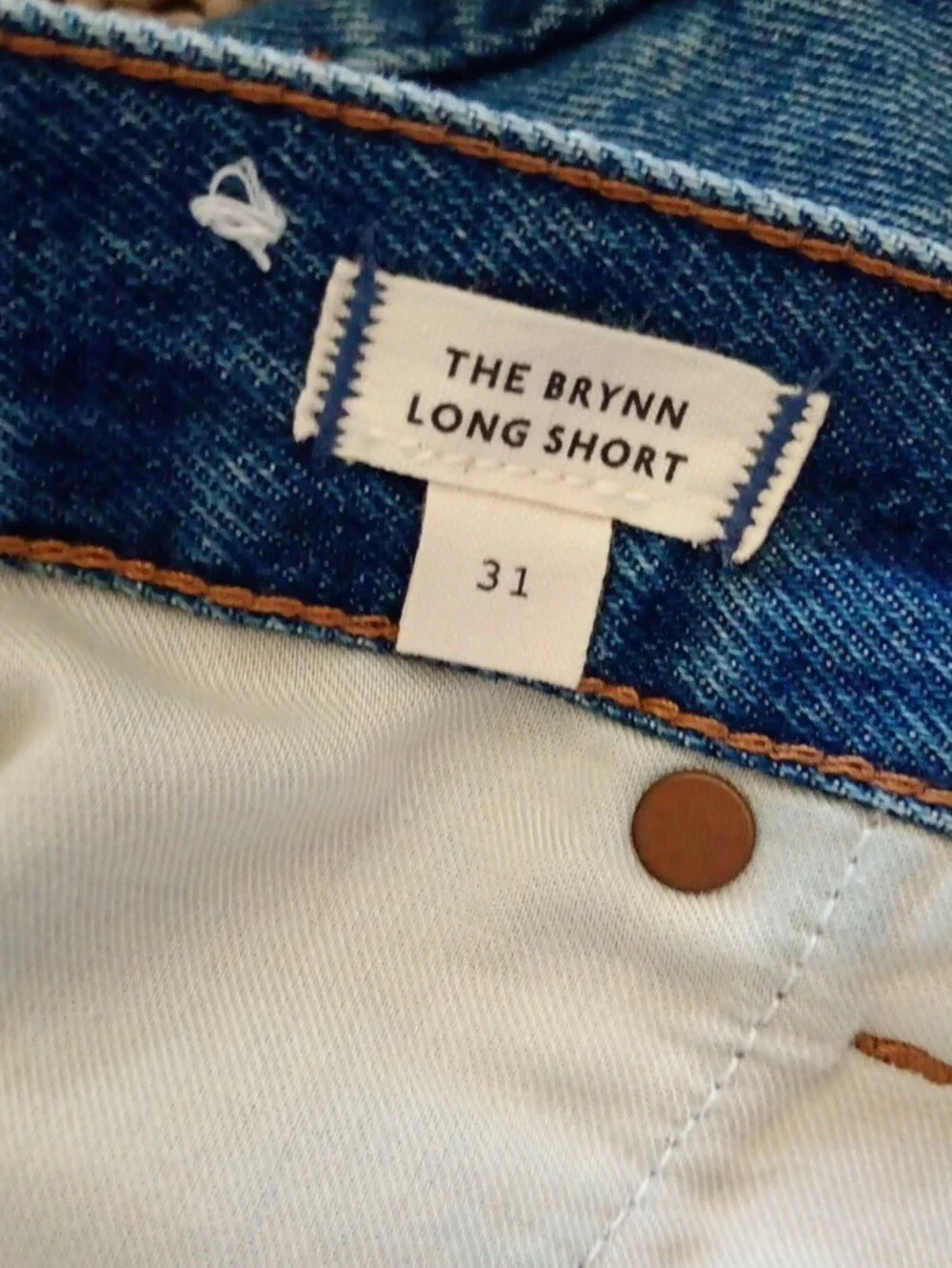 Madewell Blue Denim Jean Shorts The Long Brynn Style